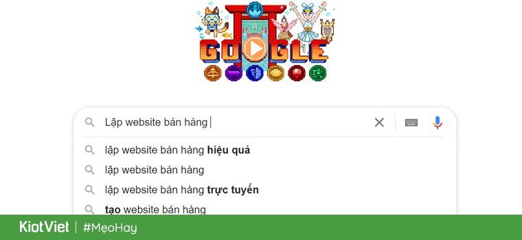 lập trang web bán hàng