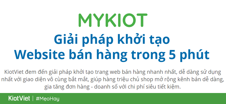 lập trang web bán hàng