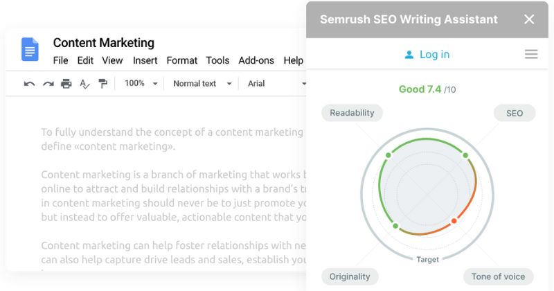 SEO Writing Assistant – SEMrush