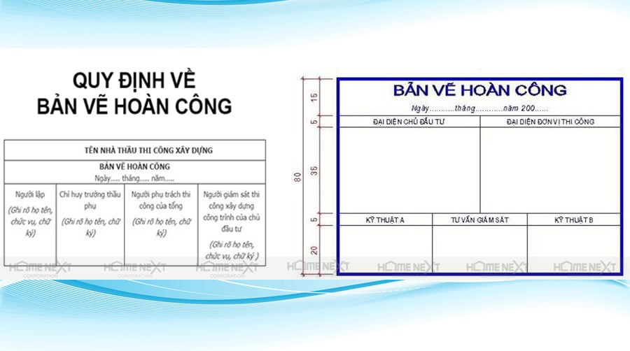 mẫu bản vẽ hoàn công nhà ở