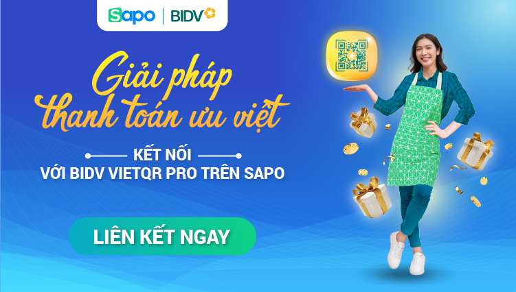 kết nối BIDV VietQR Pro trên Sapo