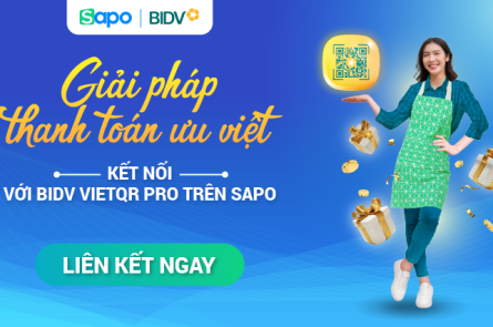 kết nối BIDV VietQR Pro trên Sapo