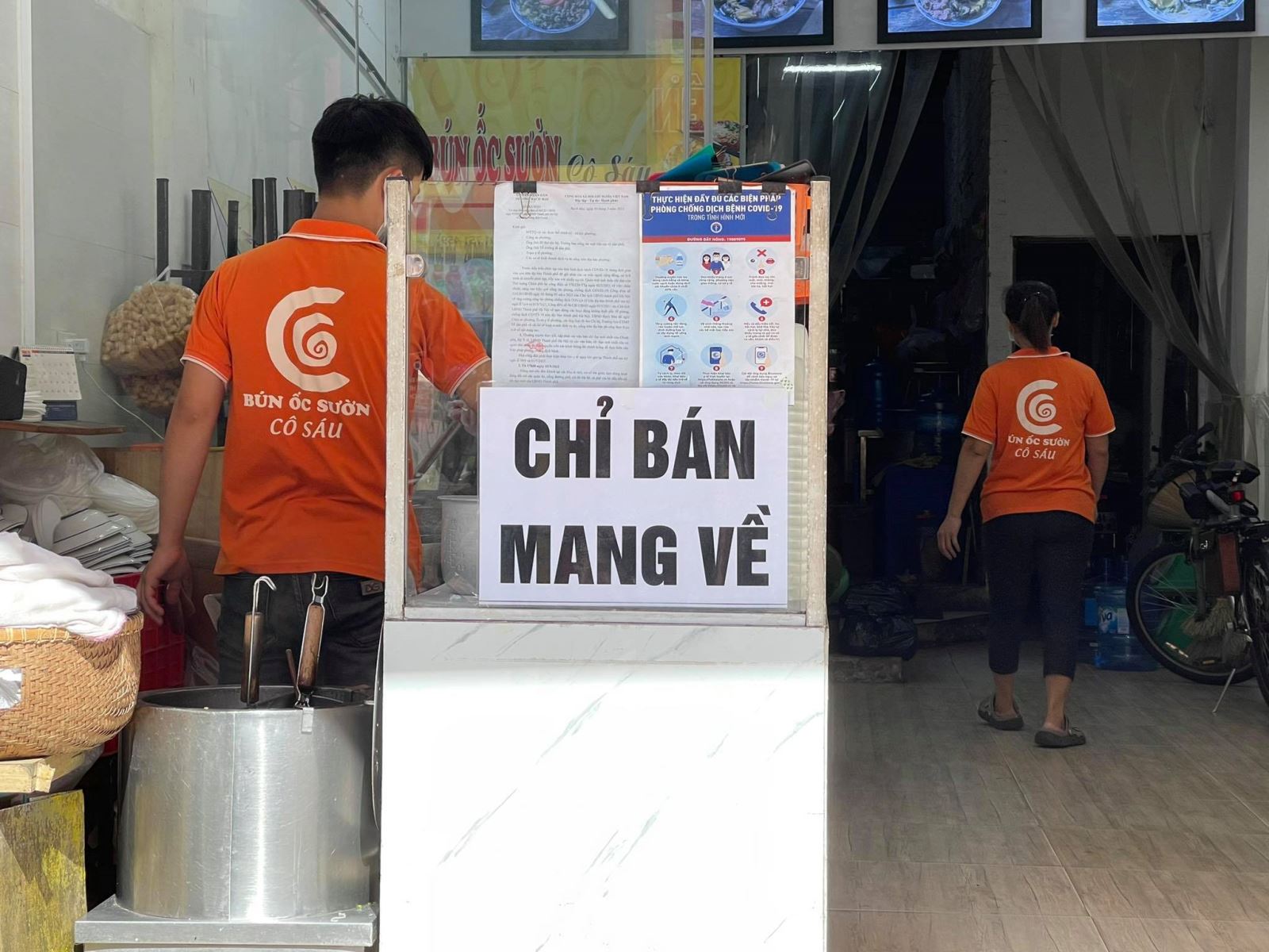 các tỉnh cho phép bán mang về