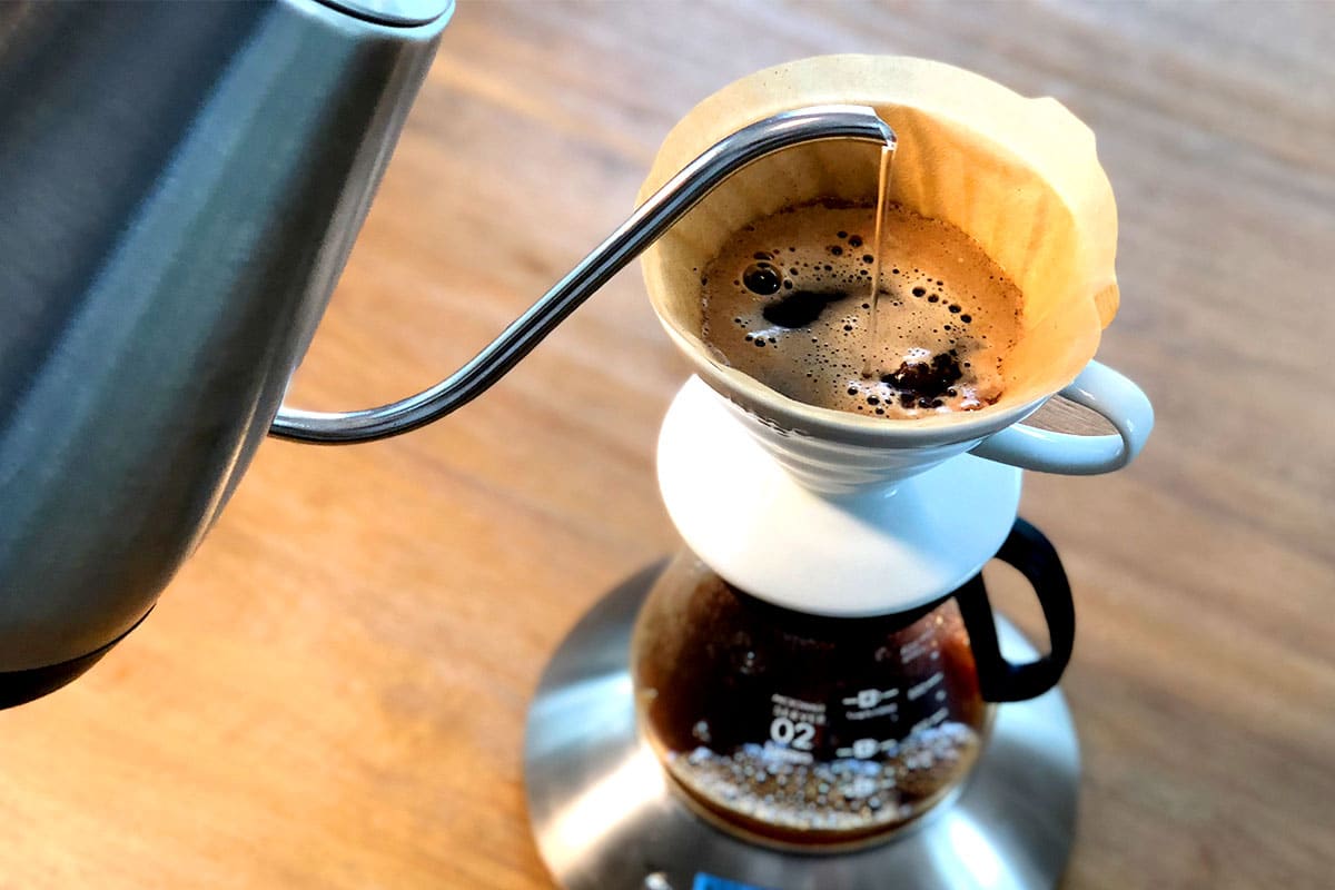 Cách pha cafe pour over giảm vị đắng