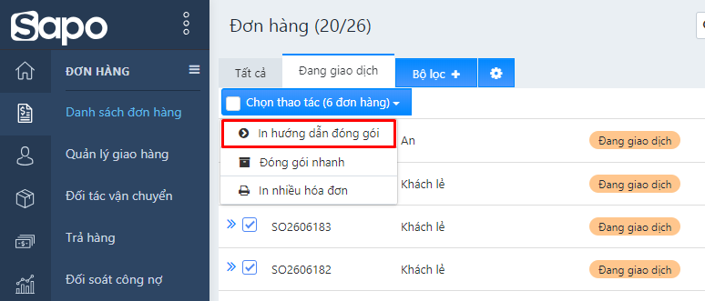 quản lý kho hàng