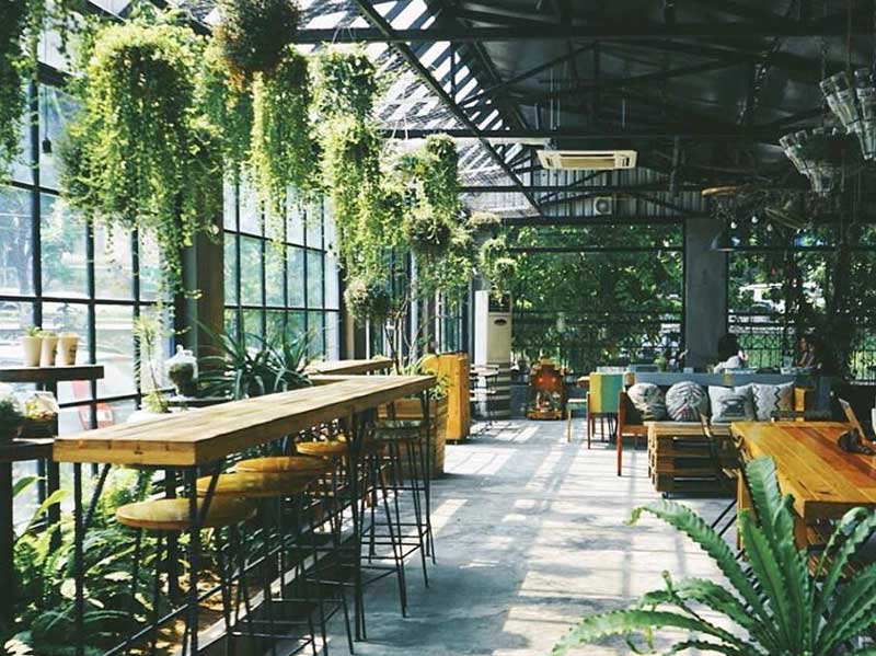 Chi phí mở quán cafe sân vườn