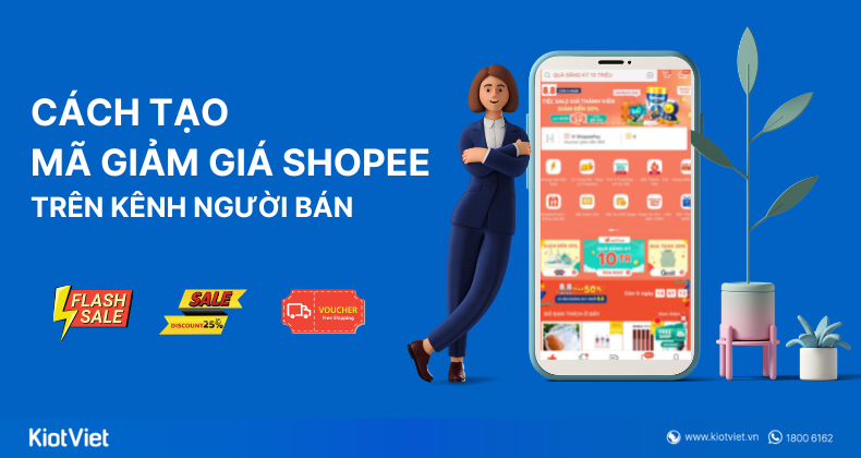 Cach tao ma giam gia tren shopee