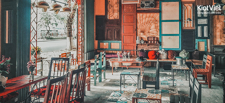 cách trang trí quán cafe