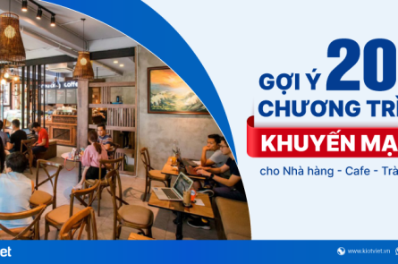 20 chuong trinh khuyen mai cho quan cafe