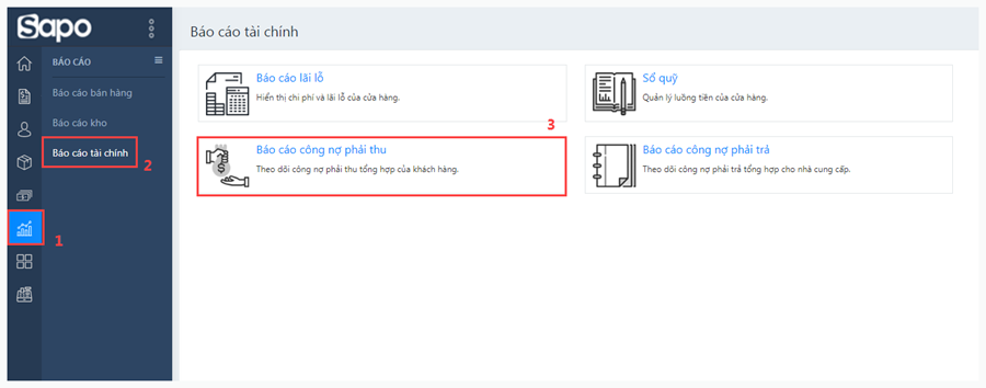báo cáo công nợ