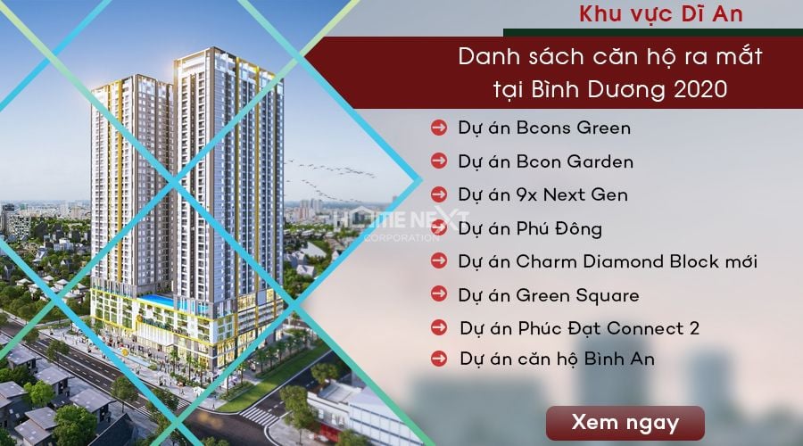 dự án căn hộ chung cư tại Dĩ An