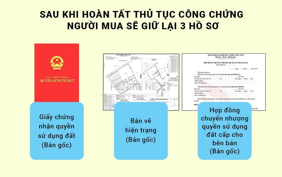 3 loại hồ sơ công chứng