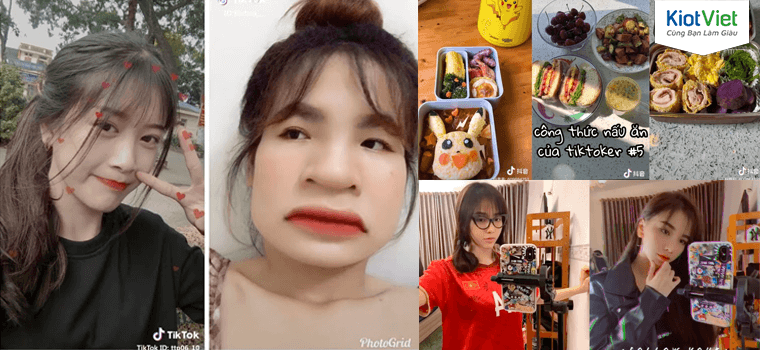 Bán hàng thời trang, đồ ăn trên Tiktok