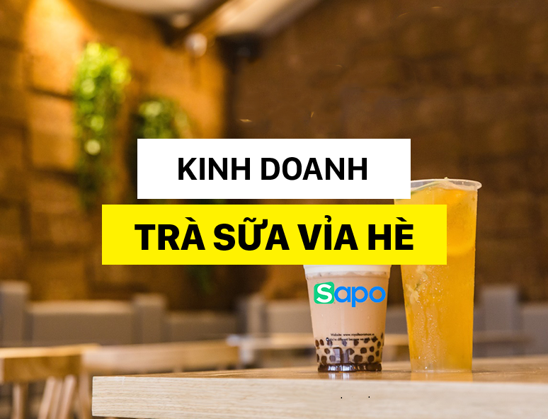 kinh doanh trà sữa vỉa hè