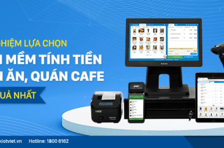 Phần mềm tính tiền quán ăn, quán cafe