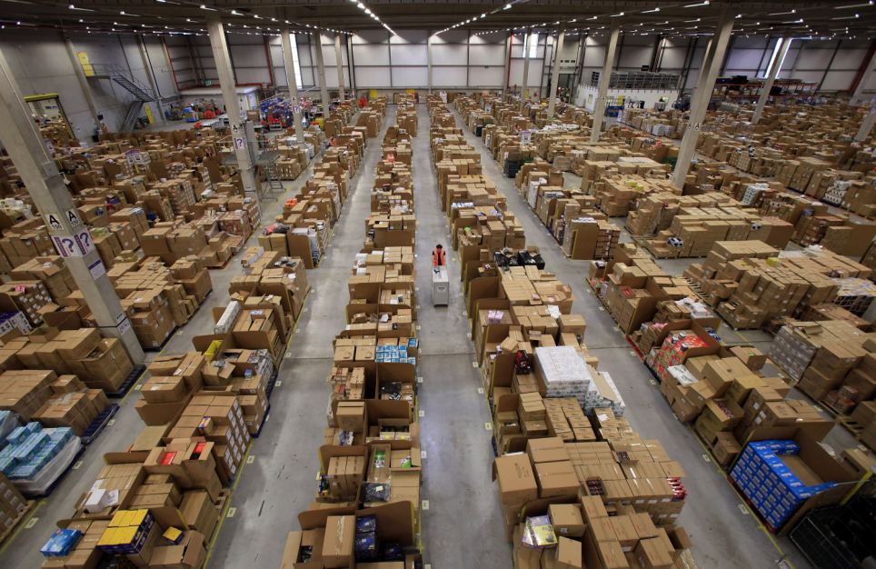 Amazon Warehouse Employees Prepare For Their Busiest Time Of Year