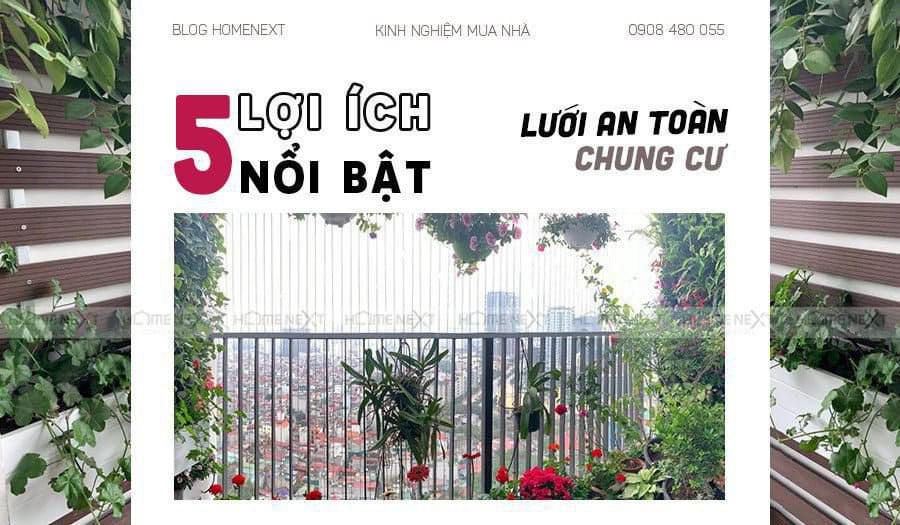 lợi ích của lưới an toàn chung cư