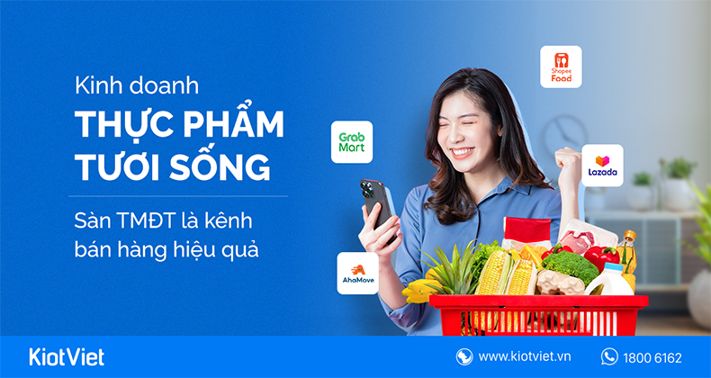 kinh doanh thực phẩm tươi sống online