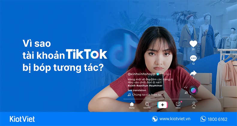 Vi sao tai khoan TikTok Shop bi bop tuong tac