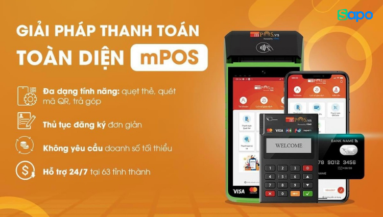 Thiết bị thanh toán mPOS/SmartPOS