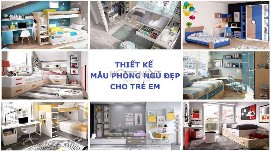 Thiết kế phòng ngủ đẹp cho trẻ em