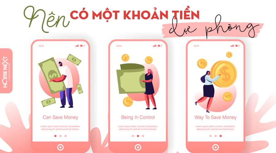 Nên có một khoản tiền dự phòng