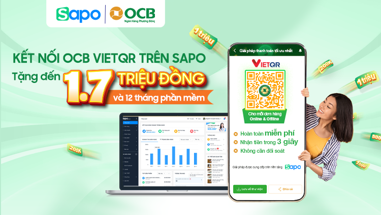 Giải pháp thanh toán OCB VietQR trên Sapo là gì?