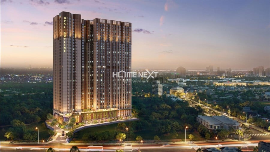 phối cảnh dự án opal skyline bình dương