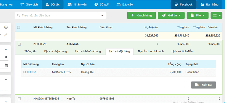 Phần mềm quản lý hiệu ứng cửa hàng