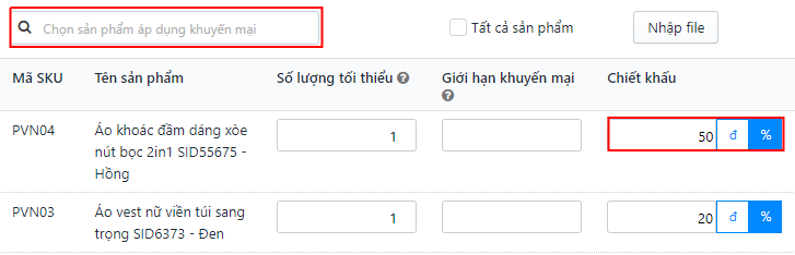 Quản lý các chương trình khuyến mại với phần mềm quản lý shop thời trang