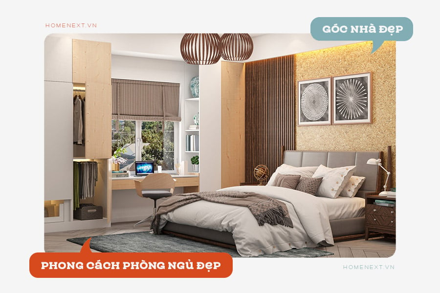 Phong cách phòng ngủ đẹp hiện đại