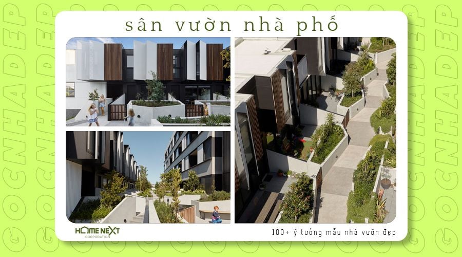 thiết kế sân vườn cho nhà phố