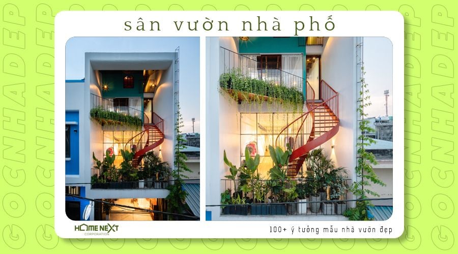 thiết kế sân vườn cho nhà phố