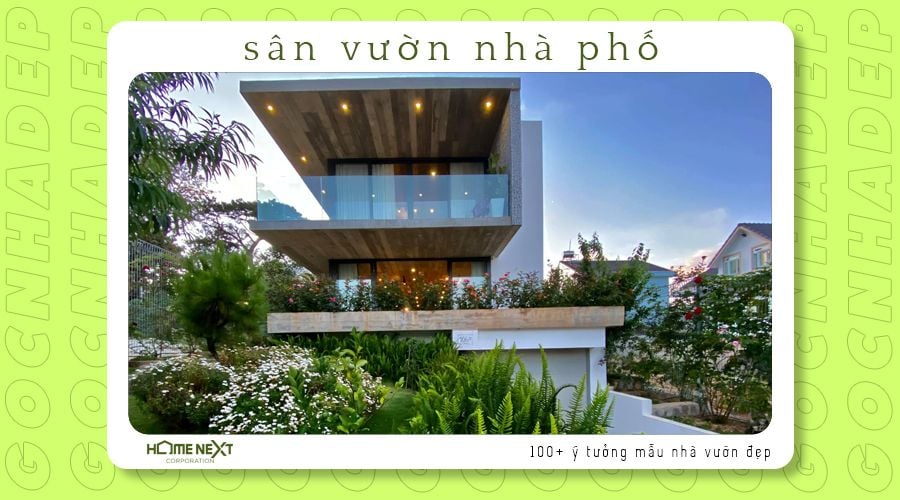 thiết kế sân vườn cho nhà phố