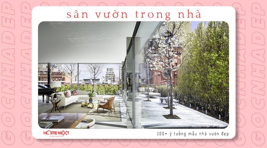 Thiết kế sân vườn trong nhà