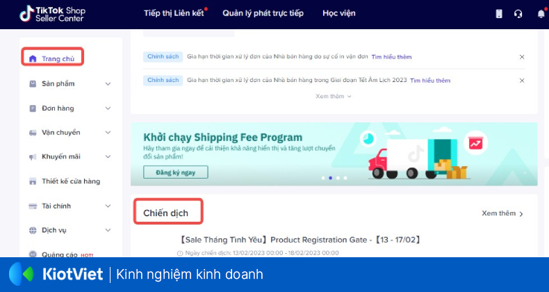 Shipping Fee Program 1