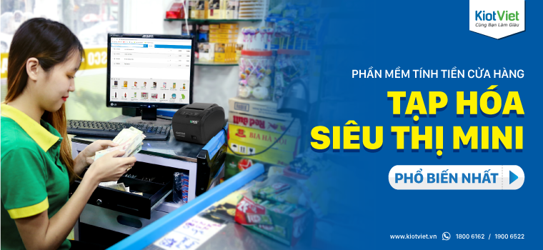 Phần mềm tính tiền cửa hàng tạp hóa