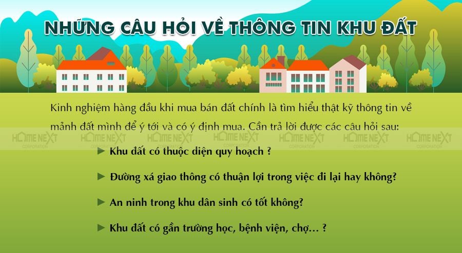 những thông tin chính xác khi đầu tư đất nền