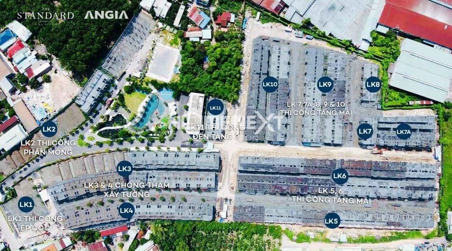 - Tiến độ xây dựng The Standard An Gia – 5/2021