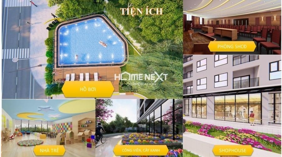 Hệ thống tiện ích nội khu dự án