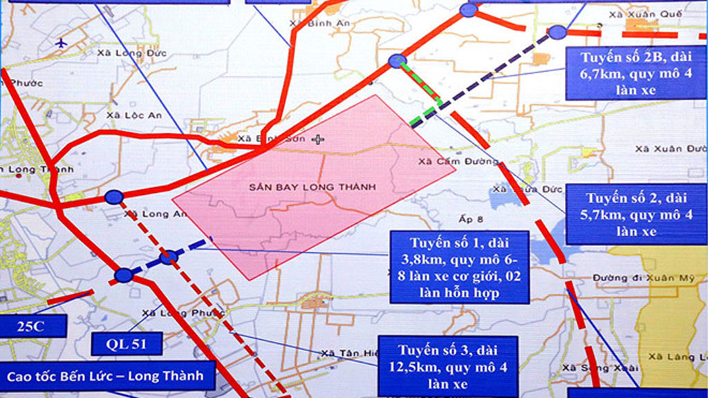 tinh duong ket noi san bay long thanh