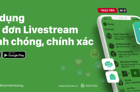 Ứng dụng chốt đơn khi livestream