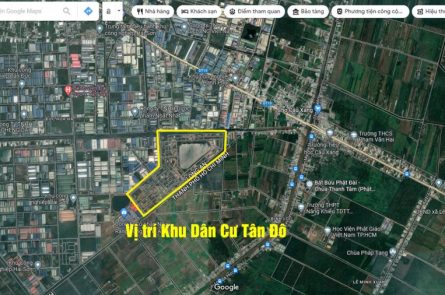 vị trí khu dân cư tân đô