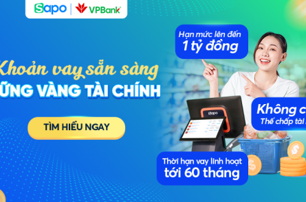 Vay tín chấp hạn mức tới 1 tỷ đồng qua Sapo Money