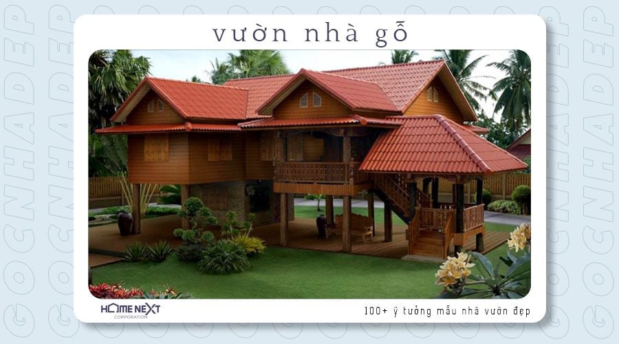 Nhà gỗ độc lạ tạo cảm giác như  đang ở resort cao cấp