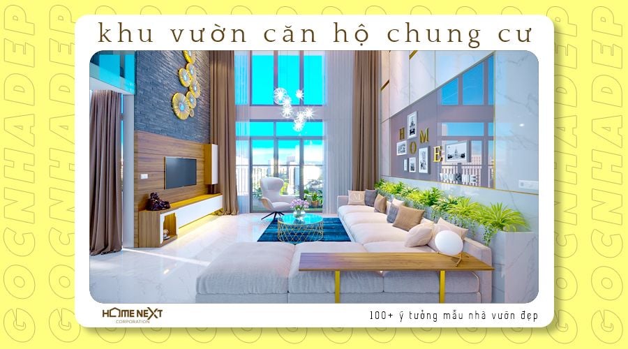 thiết kế sân vườn cho căn hộ chung cư