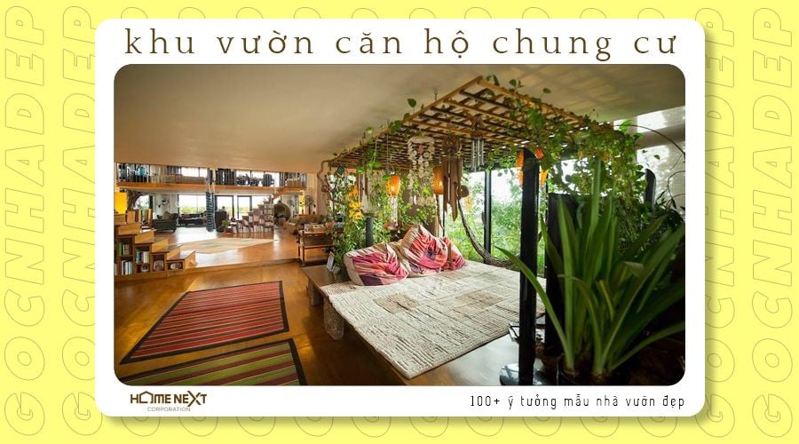 thiết kế sân vườn cho căn hộ chung cư