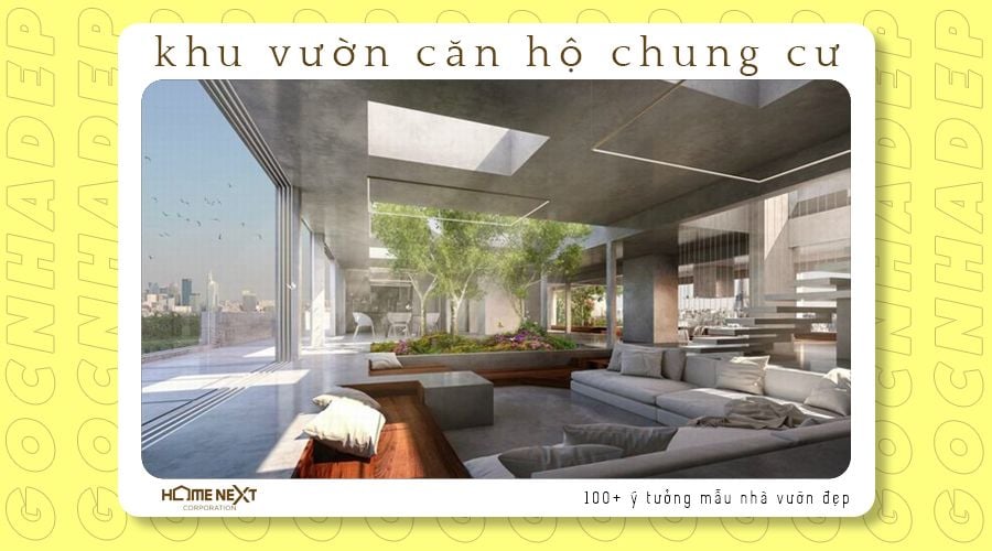 thiết kế sân vườn cho căn hộ chung cư