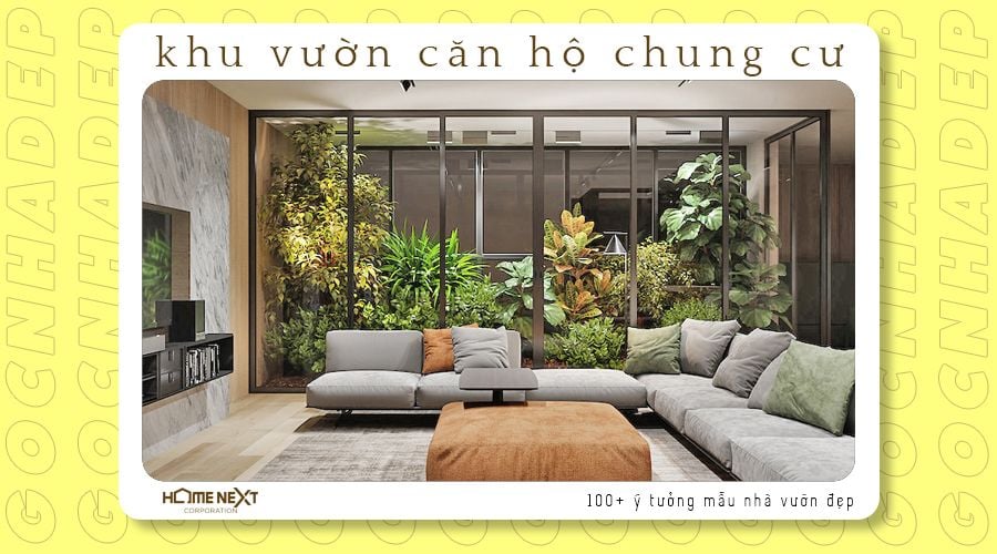 thiết kế sân vườn cho căn hộ chung cư