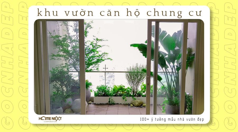 thiết kế sân vườn cho căn hộ chung cư